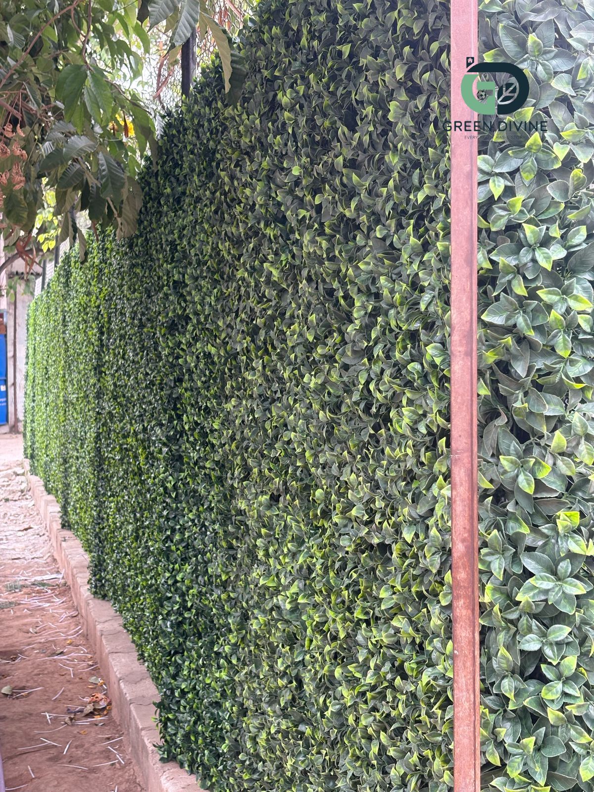 Artificial Vertical Garden Wall Project 5 by Green Divine
